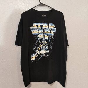 Star Wars mens black tshirt size 2XL